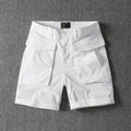 Summer American Style Multi-Pocket Stretch Workwear Shorts Men's Trendy Brand Ins Yu Wenle Loose Casual 5-Pants Middle Pants