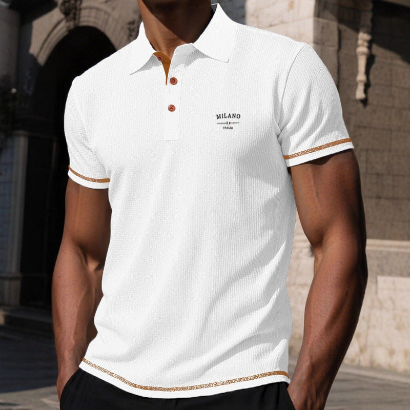 Men's Short Sleeve Ice Silk T-Shirt