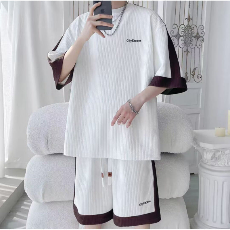Men's Short Sleeve T-Shirt and Shorts Set