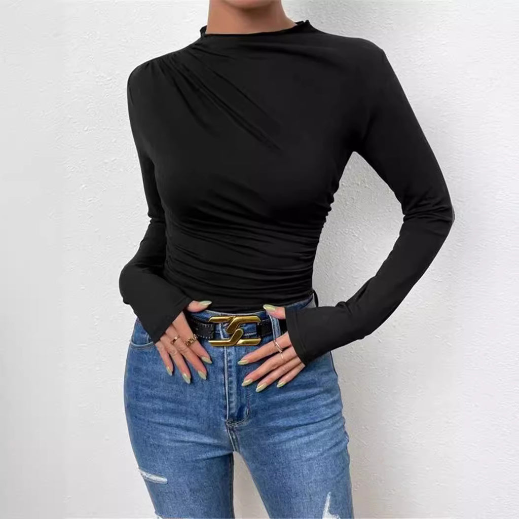 Womens Long Sleeve Slim Fit T-Shirt