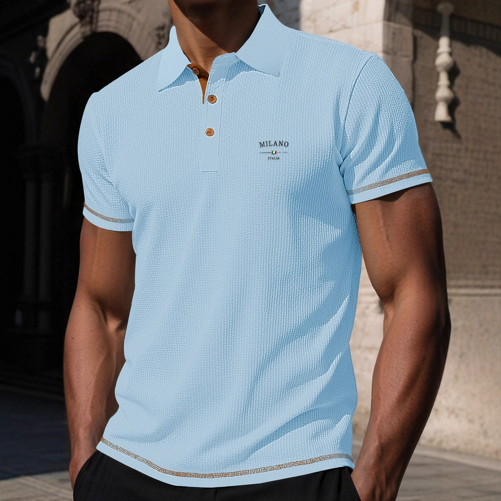 Men's Short Sleeve Ice Silk T-Shirt