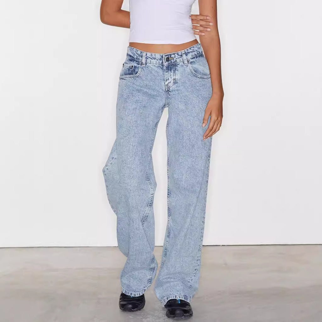 Blue high waist jeans | Sizhub