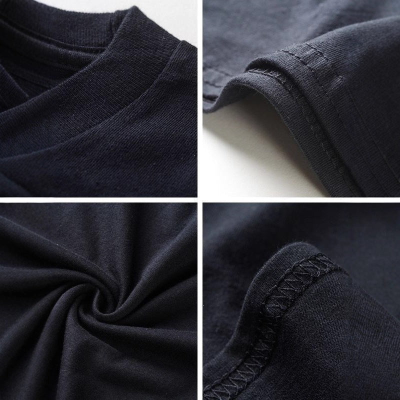 Round neck, short sleeve