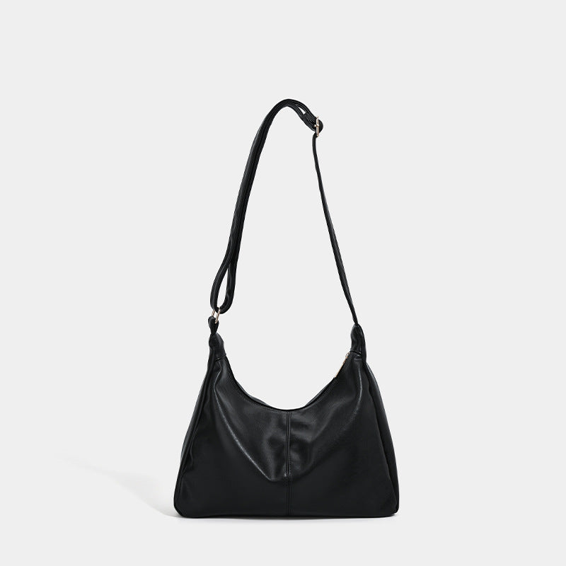 Maillard coffee-brown black hand shoulder bag
