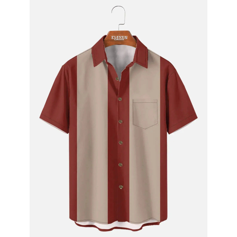 Men's Loose Fit Short Sleeve Shirt