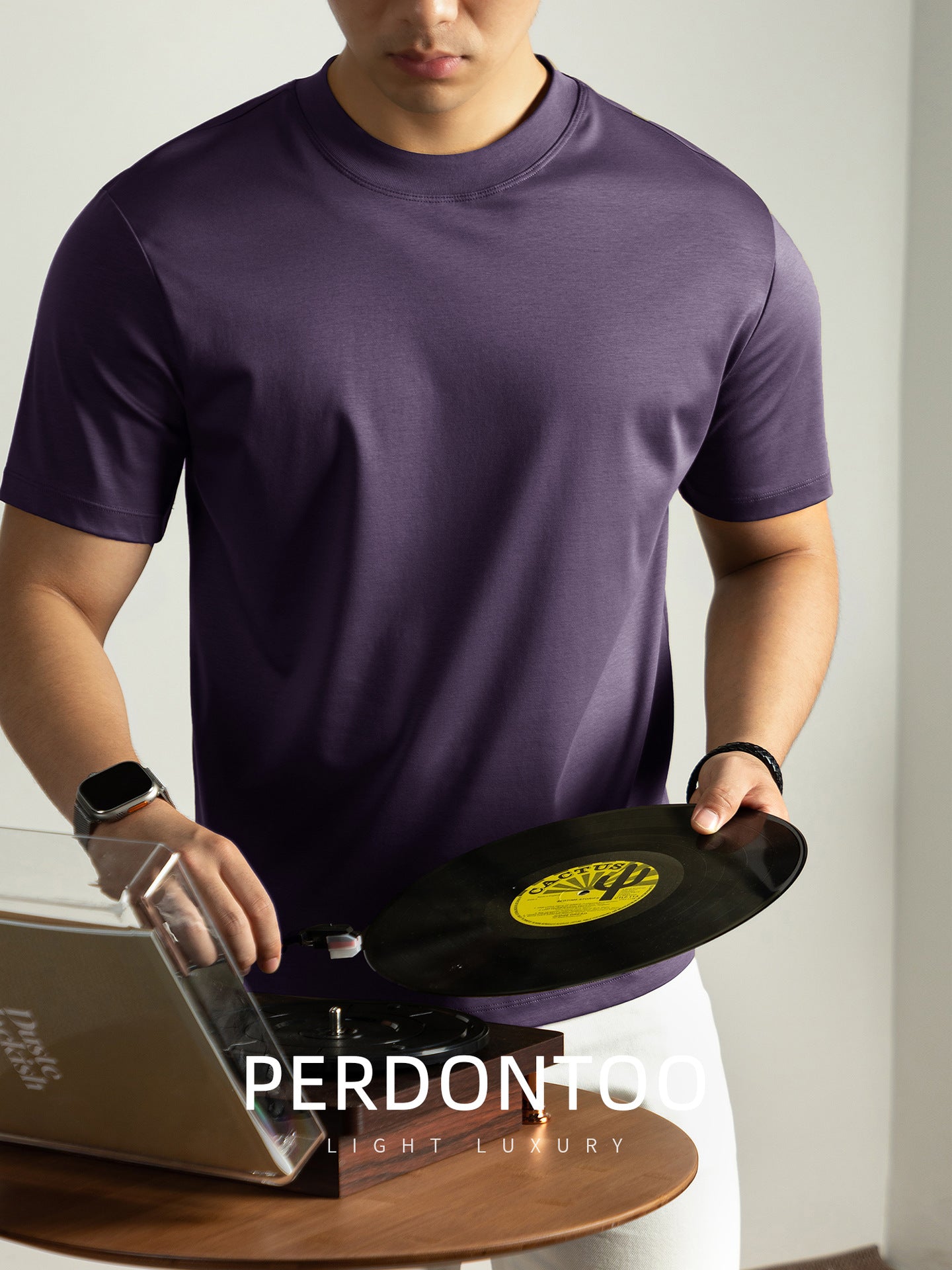 Men's Cool-Feeling Cotton Short Sleeve T-Shirt