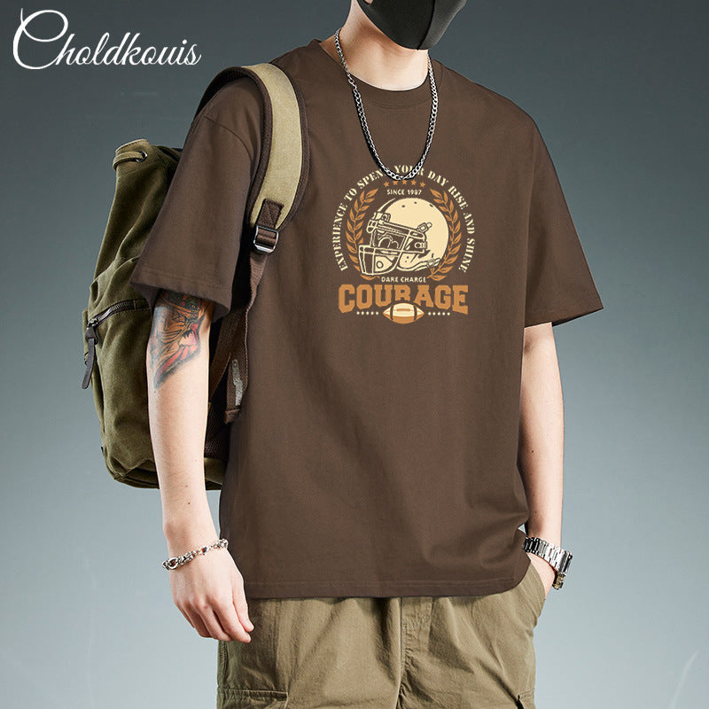 Pure Cotton Slim-Fit Print T-Shirt