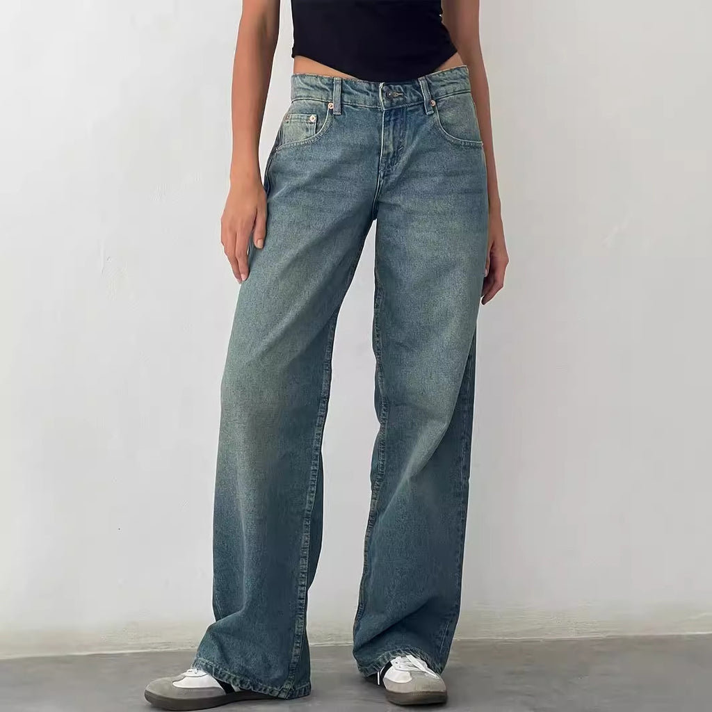 Blue high waist jeans | Sizhub