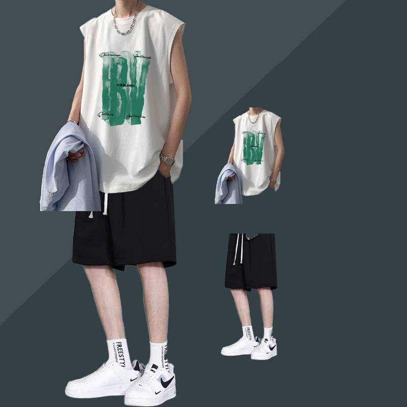 Summer Casual 2 piece Set for Men