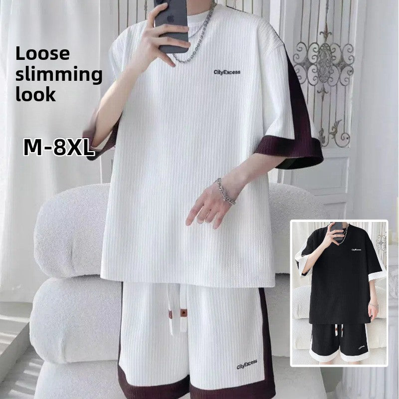 Men's Short Sleeve T-Shirt and Shorts Set