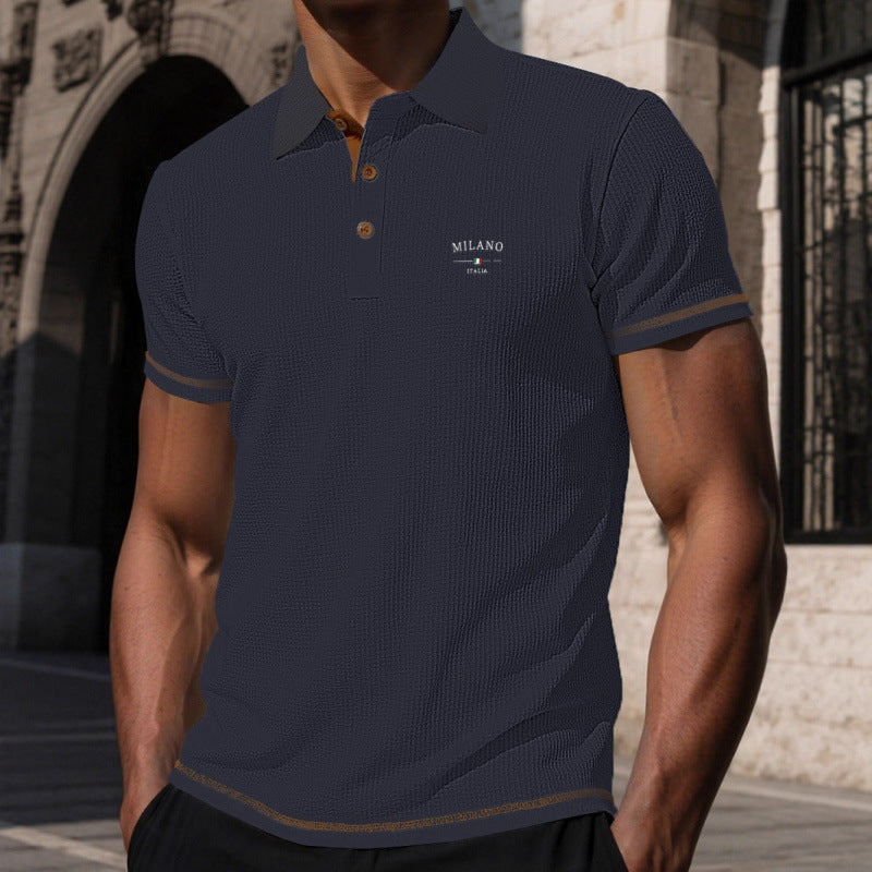 Men's Short Sleeve Ice Silk T-Shirt