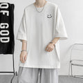Summer Ice Silk Cool Short-Sleeve T-Shirt for Men