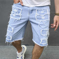 Men's Denim Shorts Casual Loose Fit