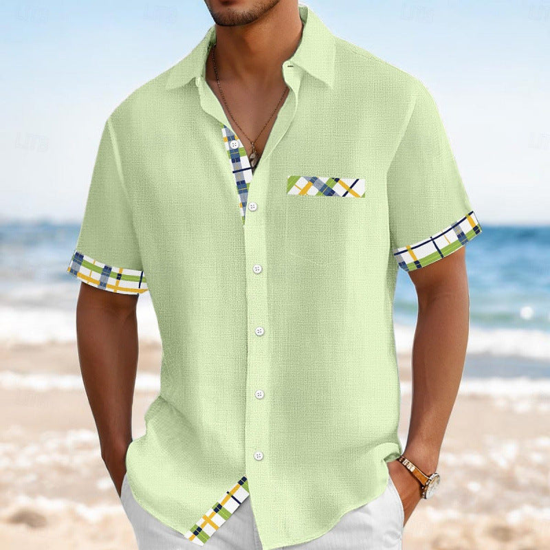 Summer Men Hawaiian Shirt 3D Digital Print