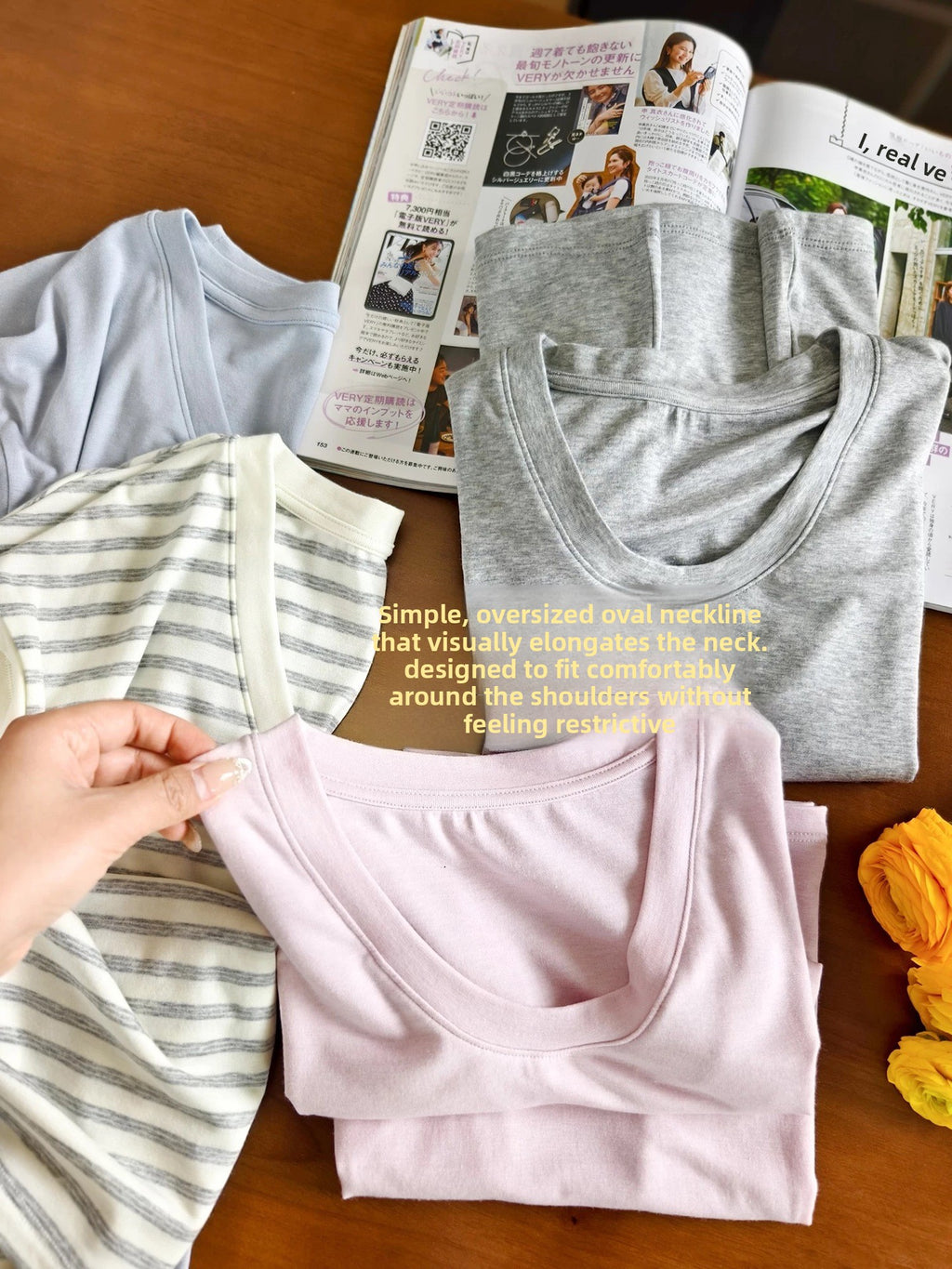 Modal Silk T-Shirt for Women Slim Fit Short Sleeve