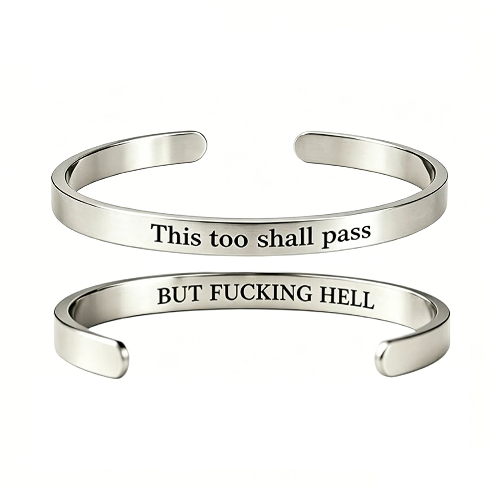 Adjustable C-Shape Stainless Steel Bracelet| Sizhub