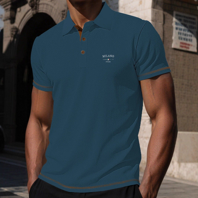 Men's Short Sleeve Ice Silk T-Shirt