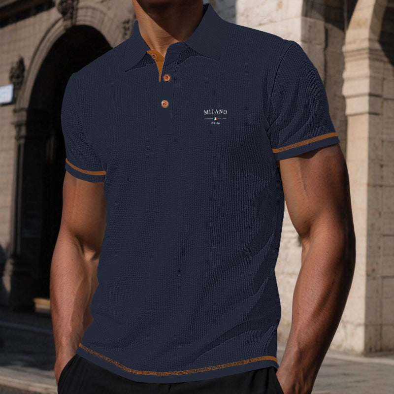 Men's Short Sleeve Ice Silk T-Shirt