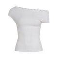 Off-shoulder T-shirt
