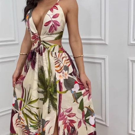 Women Printed Maxi Dress