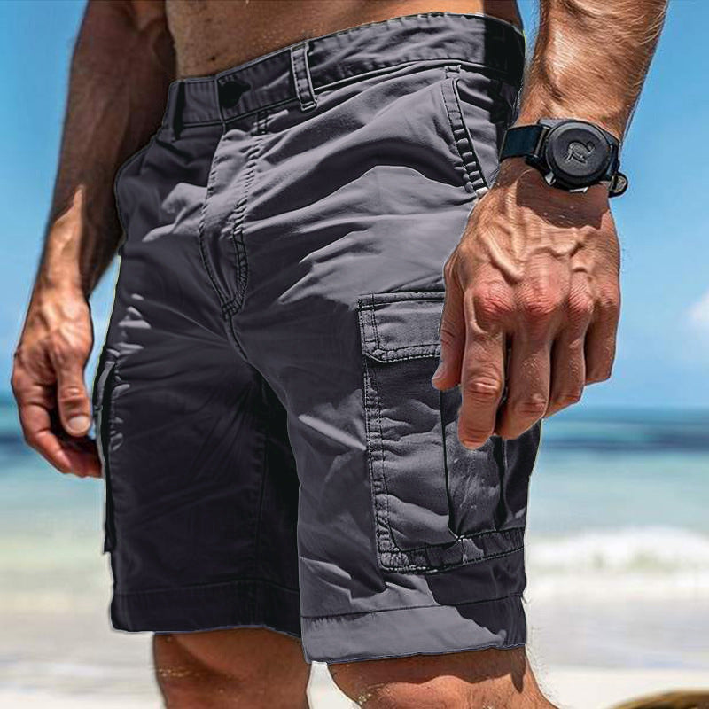 Cross-Border European Size Aliexpress Amazon Foreign Trade Best-Selling Workwear Casual Shorts Men's Loose Trendy Five-Point Shorts