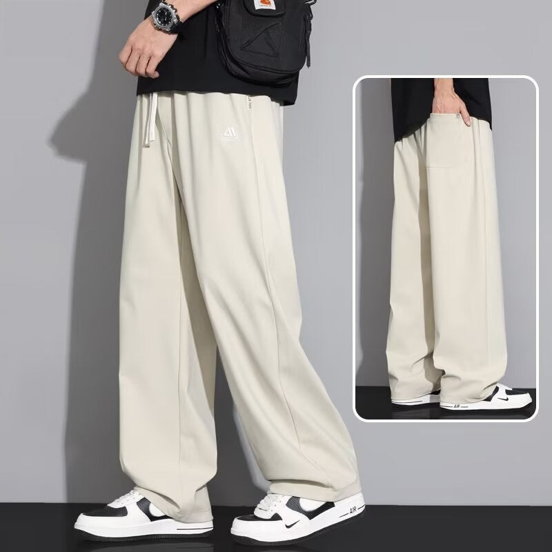 Ice Silk Curved Knife Pants for Men