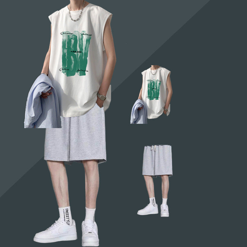 Summer Casual 2 piece Set for Men
