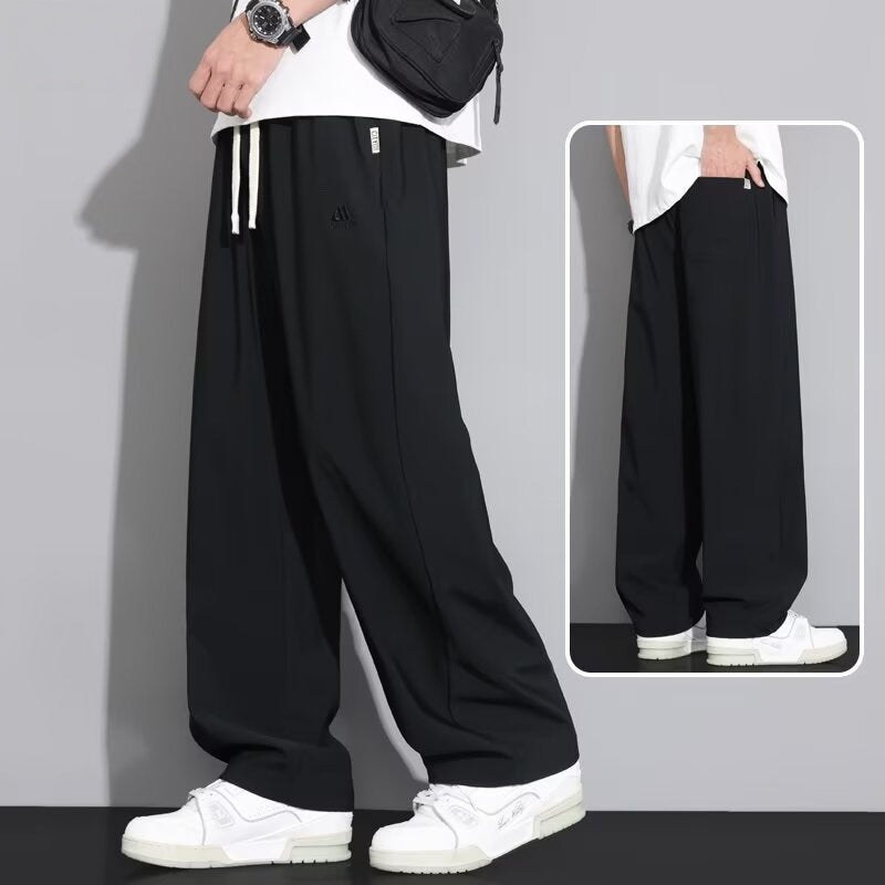 Ice Silk Curved Knife Pants for Men