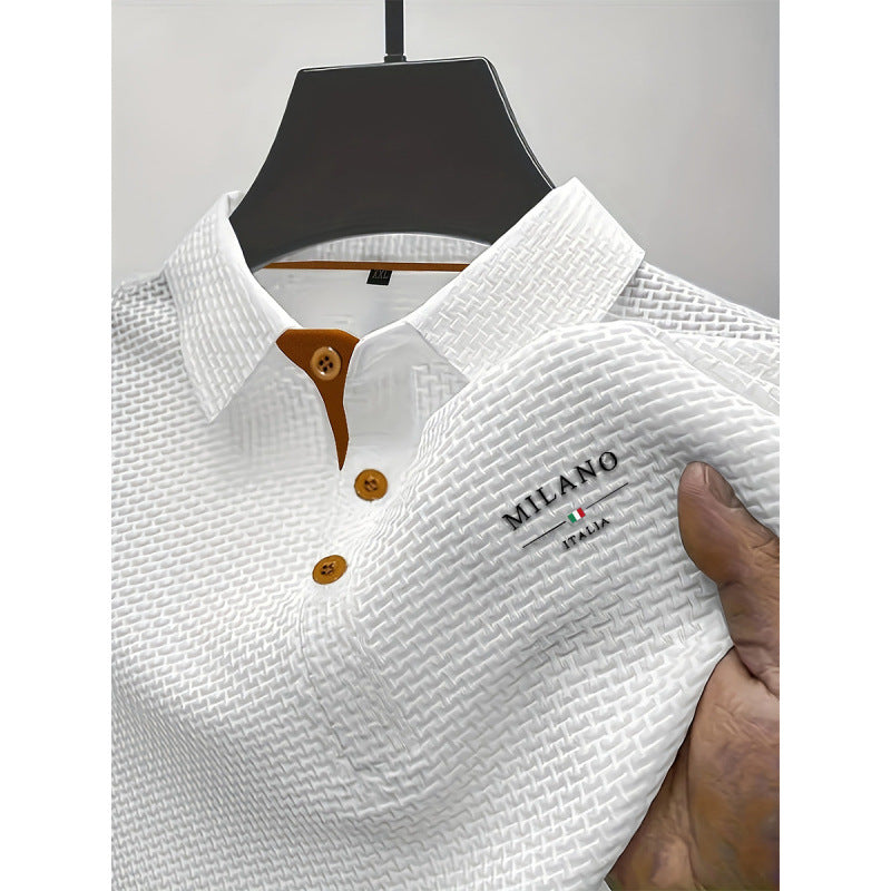 Men's Short Sleeve Ice Silk T-Shirt