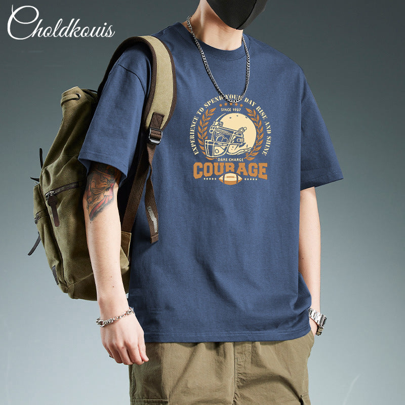 Pure Cotton Slim-Fit Print T-Shirt