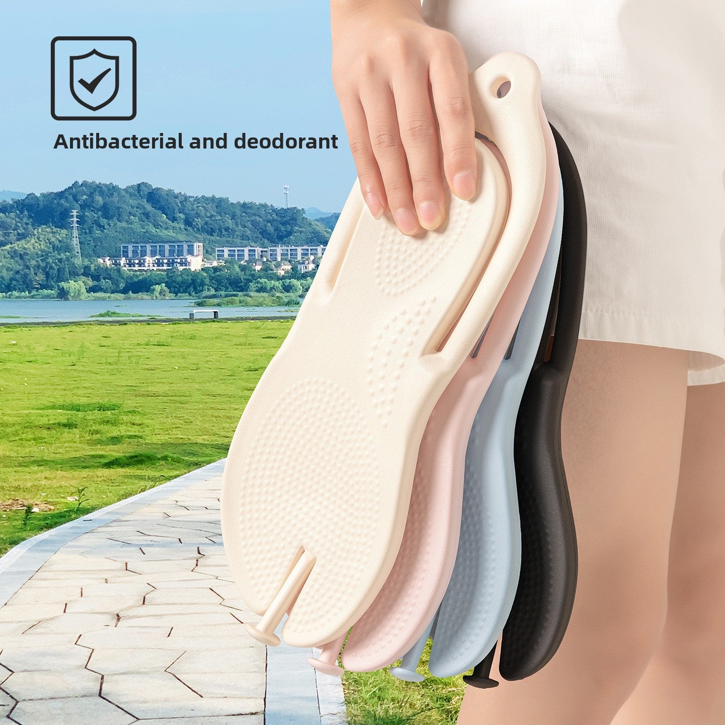 Folding Travel Slippers for Women Men