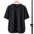 Mens Ice Silk Short Sleeve T-shirt