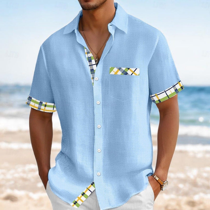 Summer Men Hawaiian Shirt 3D Digital Print